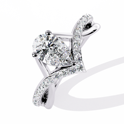 Ophira Celestial Crest Lab Grown Diamond Ring