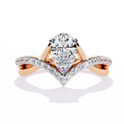 Ophira Celestial Crest Lab Grown Diamond Ring
