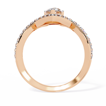 Ophira Celestial Crest Lab Grown Diamond Ring
