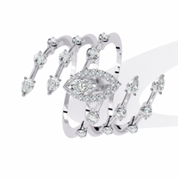 Ophira Aurora Crown Lab Grown Diamond Ring - Ophiratbf