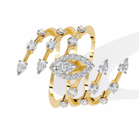 Ophira Aurora Crown Lab Grown Diamond Ring - Ophiratbf