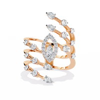 Ophira Aurora Crown Lab Grown Diamond Ring - Ophiratbf