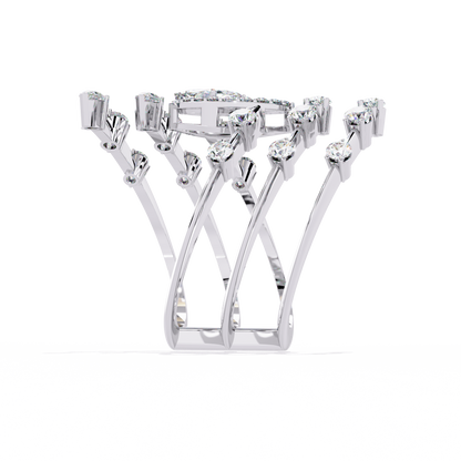 Ophira Aurora Crown Lab Grown Diamond Ring