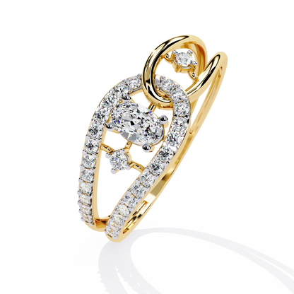 Ophira Harmony Loop Lab Grown Diamond Ring