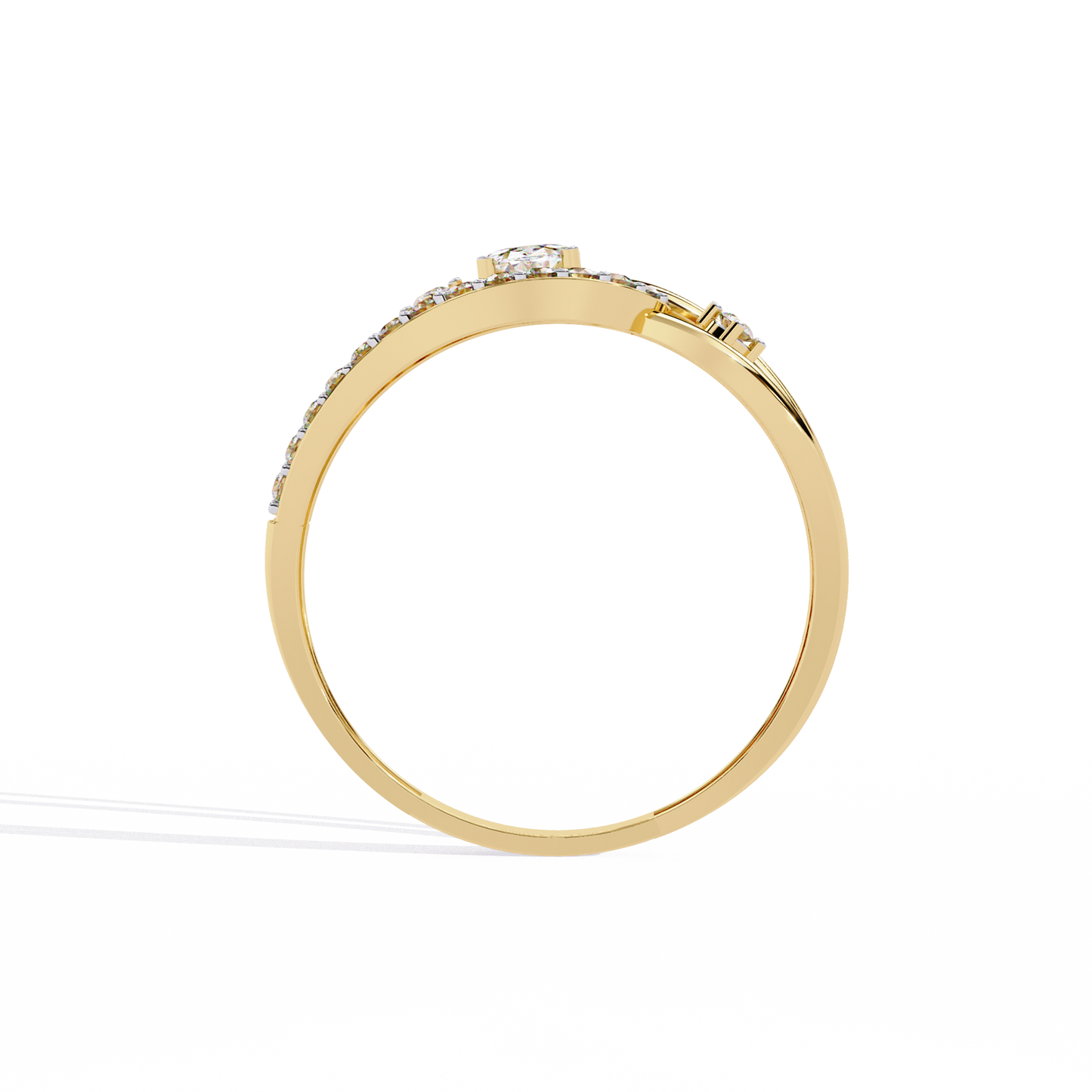 ophira harmony loop lab grown diamond ring