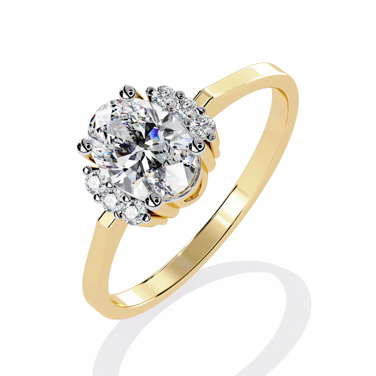 Ophira Aurora Cluster Lab Grown Diamond Ring - Ophiratbf