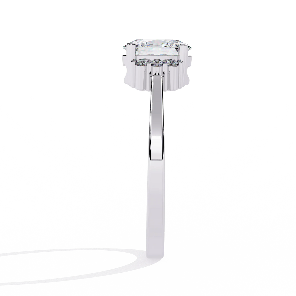 Ophira Aurora Cluster Lab Grown Diamond Ring - Ophiratbf