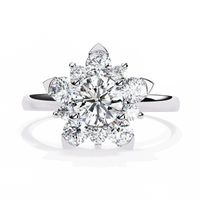 Blooming Petals Lab Grown Diamond Ring - Ophiratbf