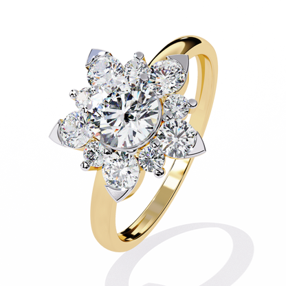 Blooming Petals Lab Grown Diamond Ring