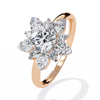 Blooming Petals Lab Grown Diamond Ring