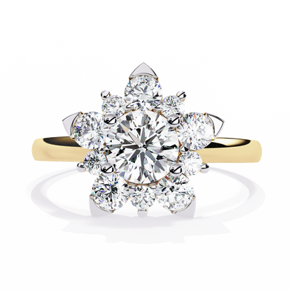 Blooming Petals Lab Grown Diamond Ring