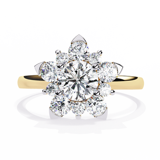 Blooming Petals Lab Grown Diamond Ring
