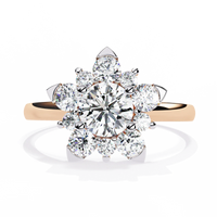 Blooming Petals Lab Grown Diamond Ring - Ophiratbf