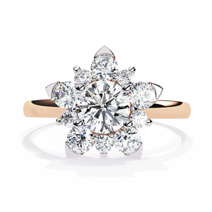 Blooming Petals Lab Grown Diamond Ring