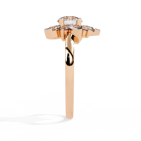 Blooming Petals Lab Grown Diamond Ring - Ophiratbf