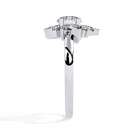 Blooming Petals Lab Grown Diamond Ring - Ophiratbf