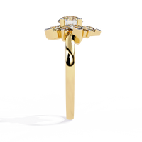 Blooming Petals Lab Grown Diamond Ring - Ophiratbf