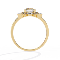 Blooming Petals Lab Grown Diamond Ring - Ophiratbf