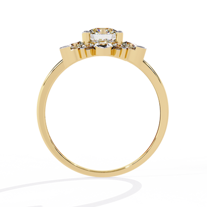 Blooming Petals Lab Grown Diamond Ring