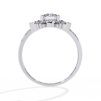 Blooming Petals Lab Grown Diamond Ring - Ophiratbf