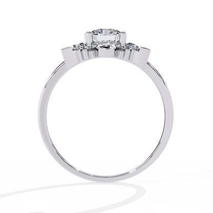 Blooming Petals Lab Grown Diamond Ring