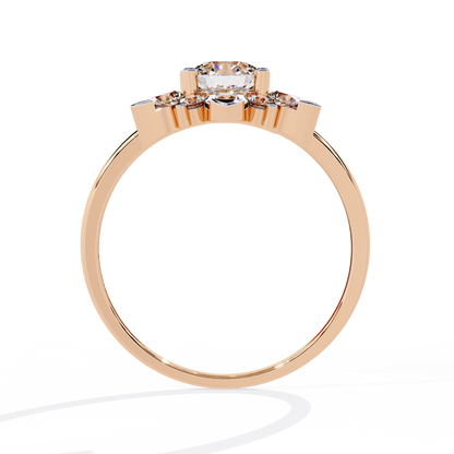 Blooming Petals Lab Grown Diamond Ring