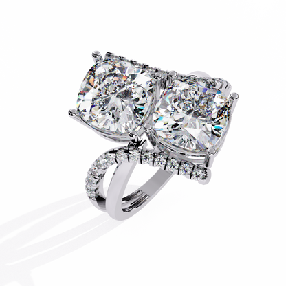 Ophira Toi et Moi Grandeur Lab Grown Diamond Ring