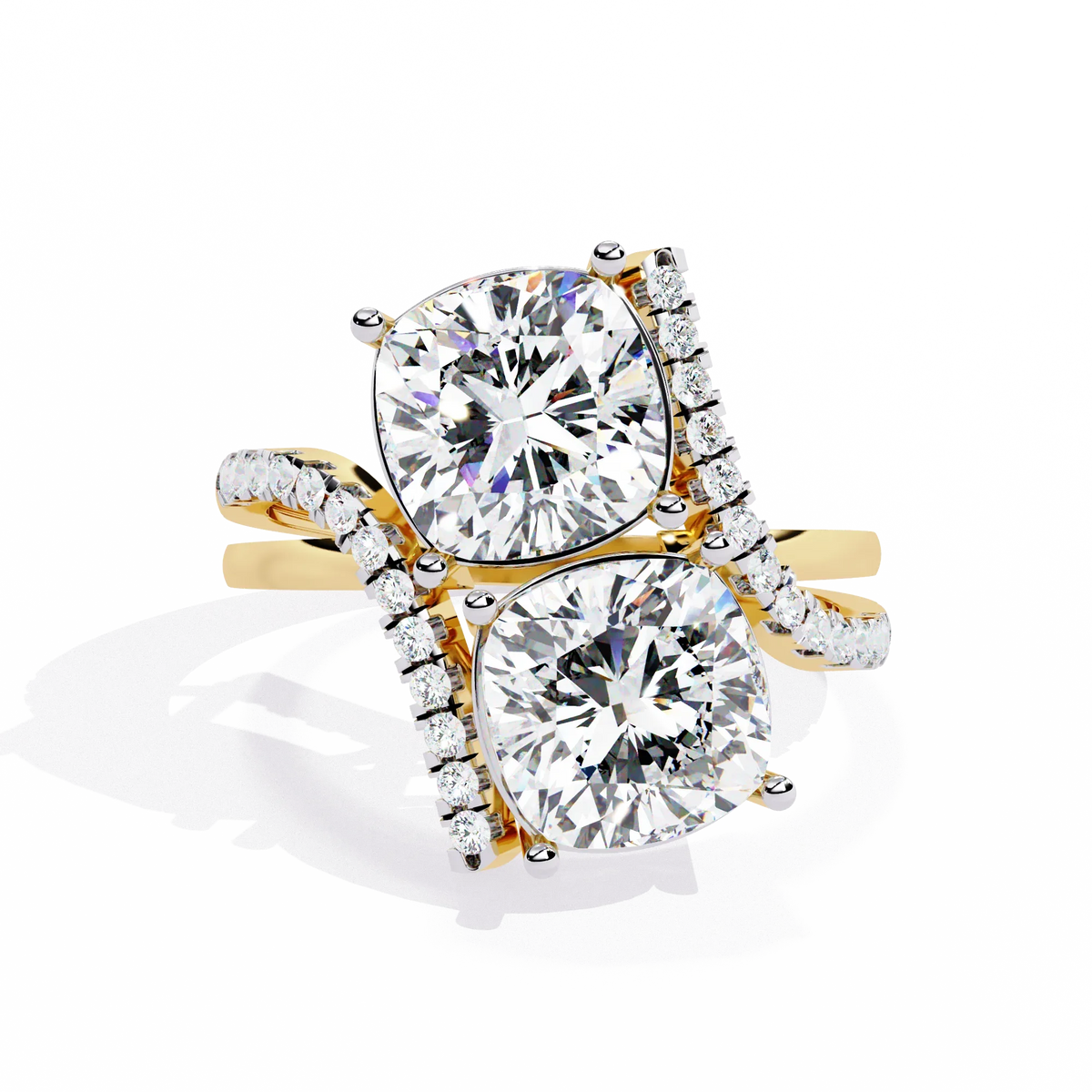 Ophira Toi et Moi Grandeur Lab Grown Diamond Ring - Ophiratbf