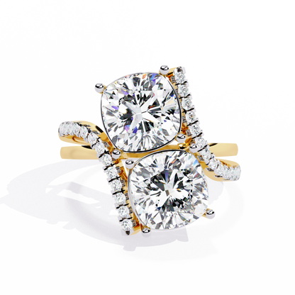 Ophira Toi et Moi Grandeur Lab Grown Diamond Ring