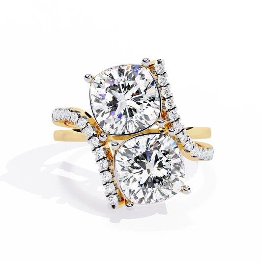 Ophira Toi et Moi Grandeur Lab Grown Diamond Ring