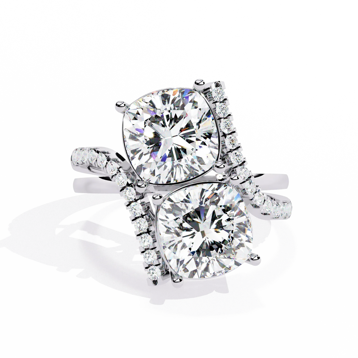 Ophira Toi et Moi Grandeur Lab Grown Diamond Ring - Ophiratbf