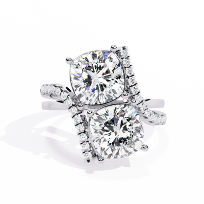 Ophira Toi et Moi Grandeur Lab Grown Diamond Ring