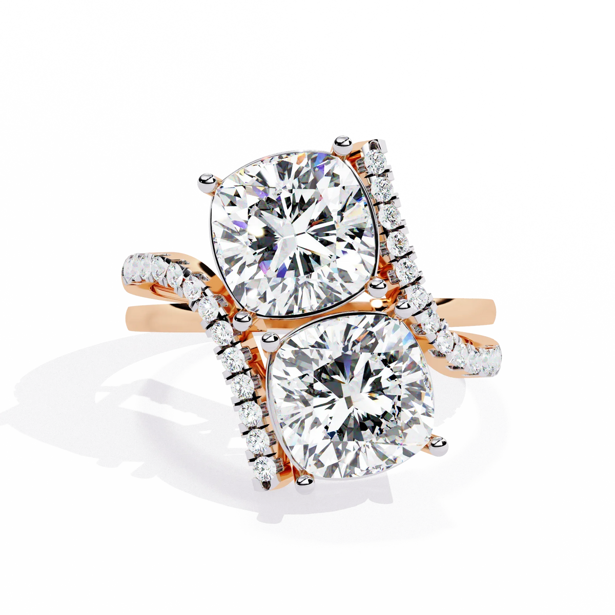 Ophira Toi et Moi Grandeur Lab Grown Diamond Ring - Ophiratbf