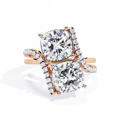 Ophira Toi et Moi Grandeur Lab Grown Diamond Ring