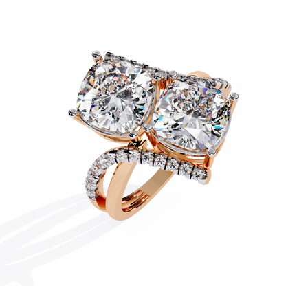 Ophira Toi et Moi Grandeur Lab Grown Diamond Ring