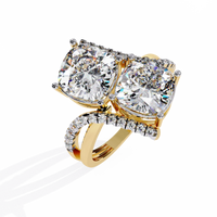 Ophira Toi et Moi Grandeur Lab Grown Diamond Ring - Ophiratbf