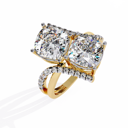Ophira Toi et Moi Grandeur Lab Grown Diamond Ring
