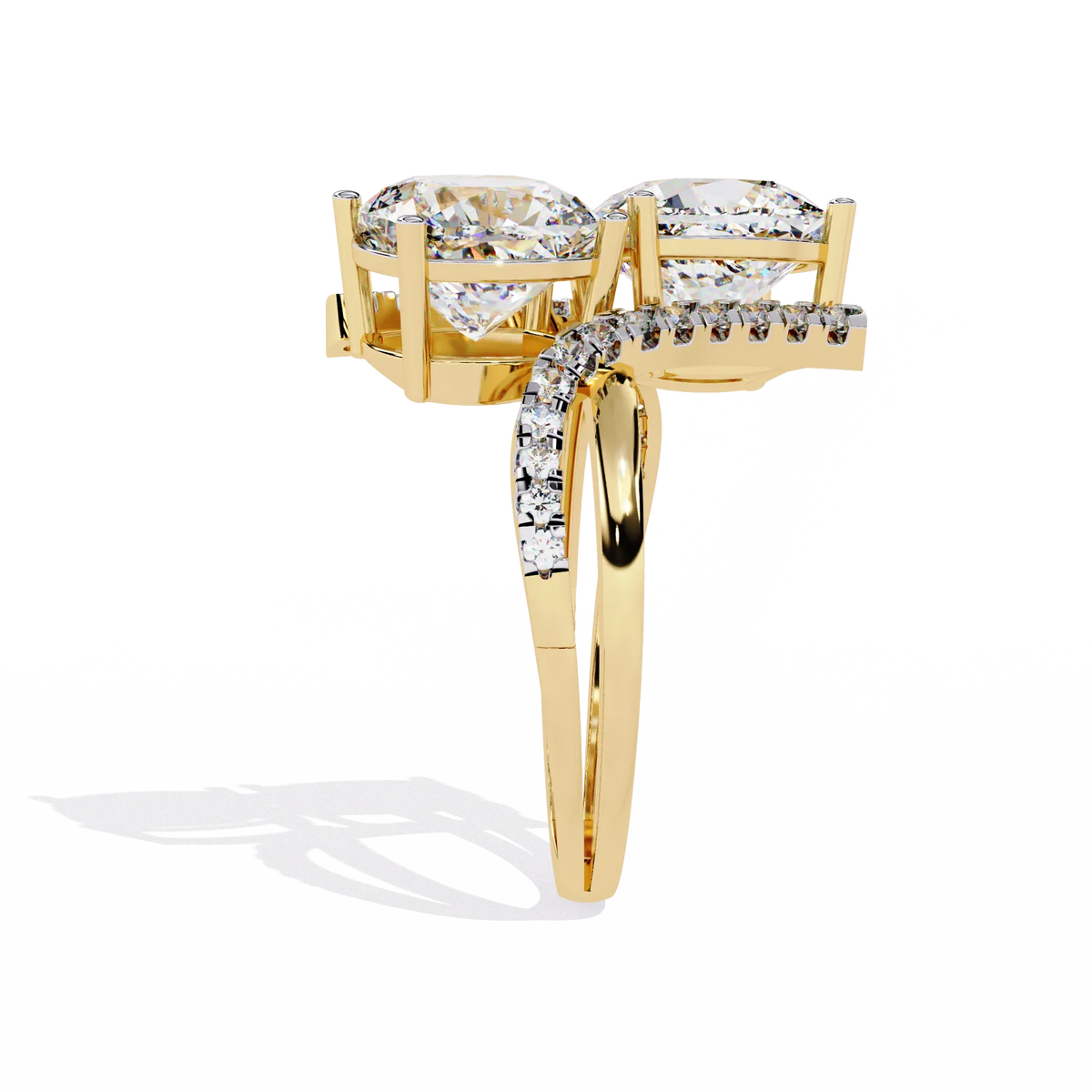 Ophira Toi et Moi Grandeur Lab Grown Diamond Ring - Ophiratbf