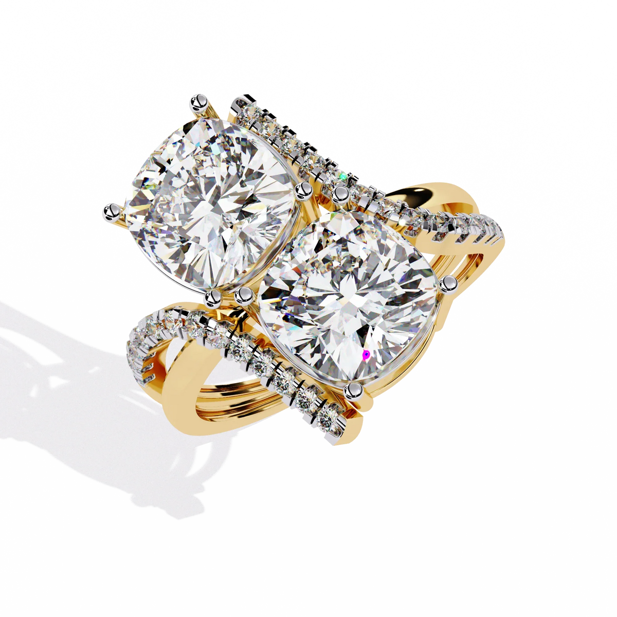 Ophira Toi et Moi Grandeur Lab Grown Diamond Ring - Ophiratbf