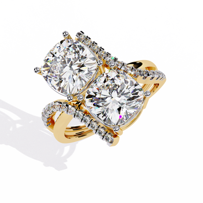 Ophira Toi et Moi Grandeur Lab Grown Diamond Ring