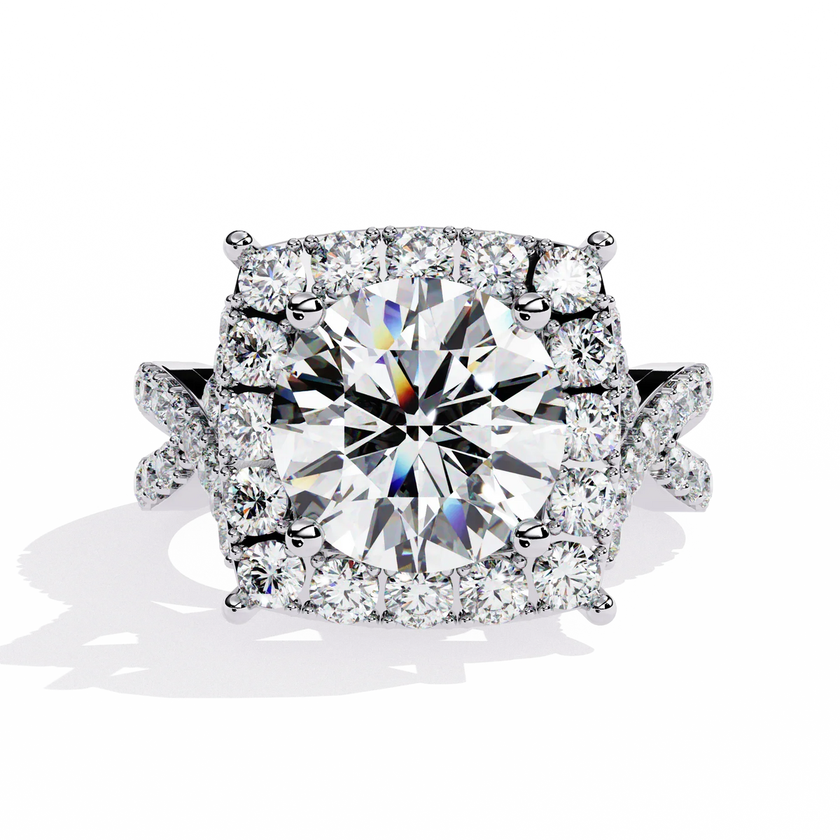 Imperial Halo Lab Grown Diamond Ring - Ophiratbf
