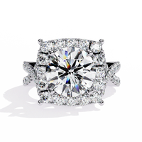 Imperial Halo Lab Grown Diamond Ring - Ophiratbf
