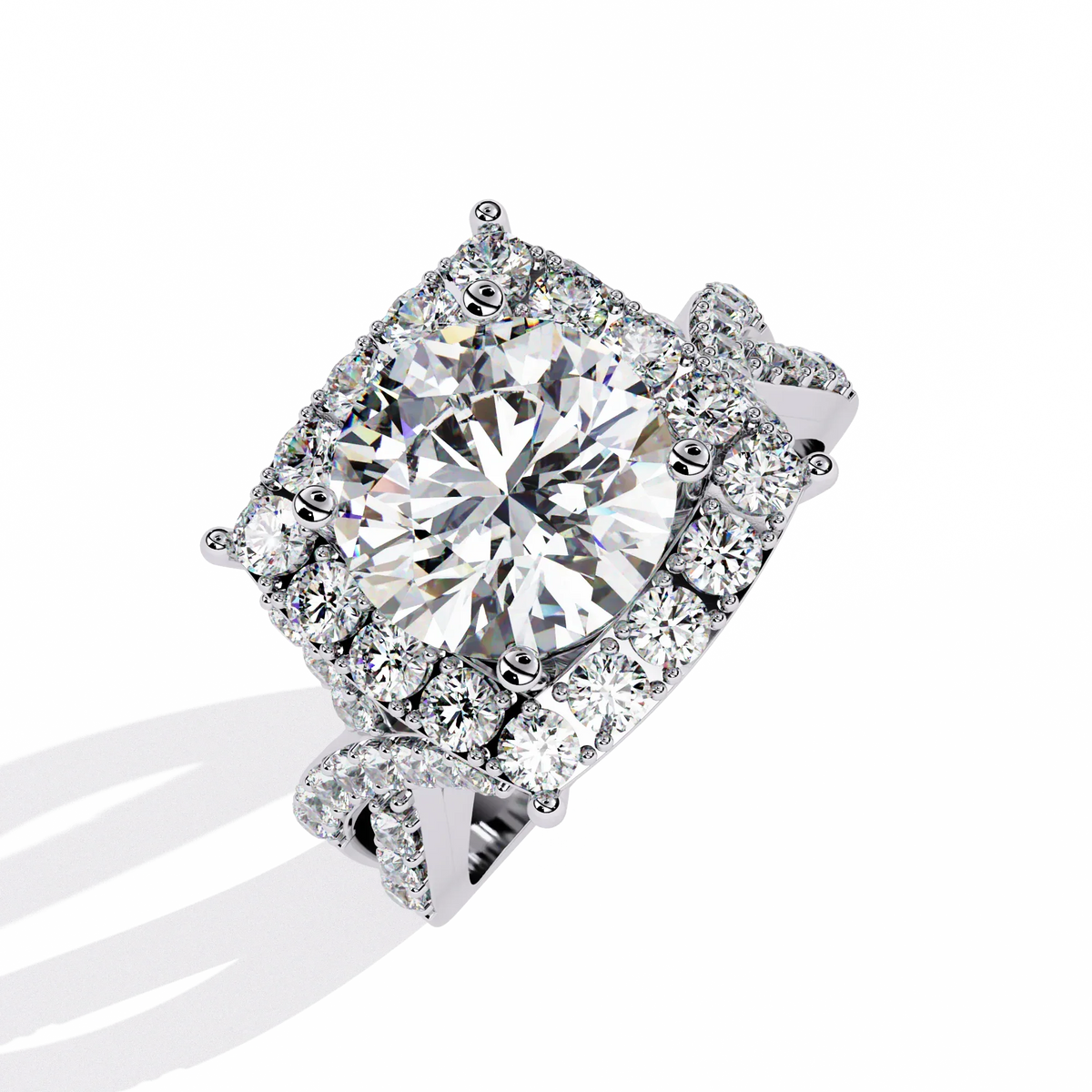 Imperial Halo Lab Grown Diamond Ring - Ophiratbf