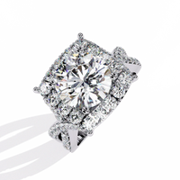 Imperial Halo Lab Grown Diamond Ring - Ophiratbf