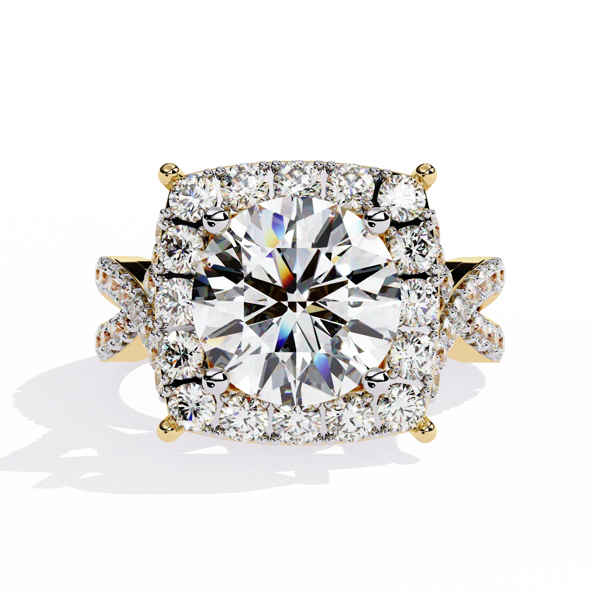 Imperial Halo Lab Grown Diamond Ring - Ophiratbf