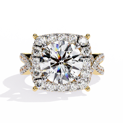 Imperial Halo Lab Grown Diamond Ring