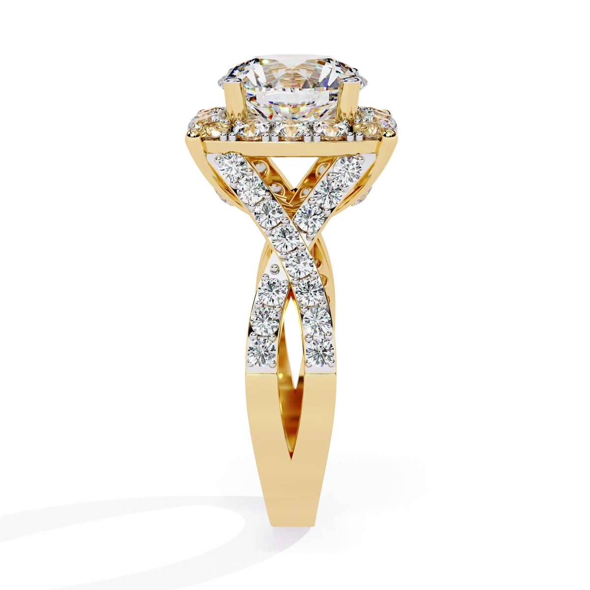 Imperial Halo Lab Grown Diamond Ring - Ophiratbf