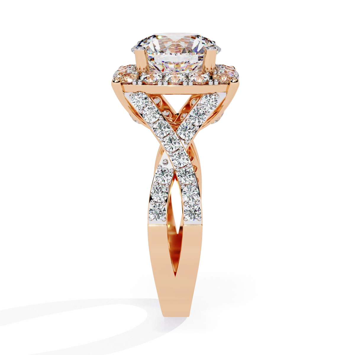 Imperial Halo Lab Grown Diamond Ring - Ophiratbf