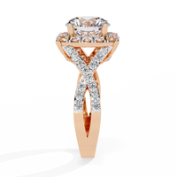 Imperial Halo Lab Grown Diamond Ring - Ophiratbf