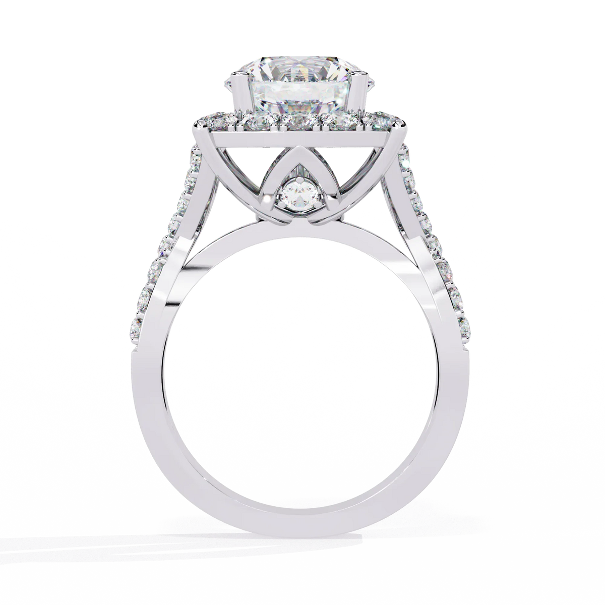 Imperial Halo Lab Grown Diamond Ring - Ophiratbf